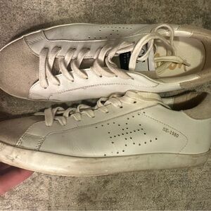 Sam Edelman (Faux Golden Goose) White Sneakers